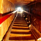 Weg in die Rote Pyramide in Dahshur