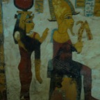 Malereien in einem Grab in Bahariya